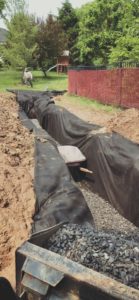 Installation of seepage pit